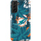 NFL Miami Dolphins Tropical Print Galaxy S21 Plus 5G Pro Case