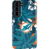 NFL Miami Dolphins Tropical Print Galaxy S22 Pro Case