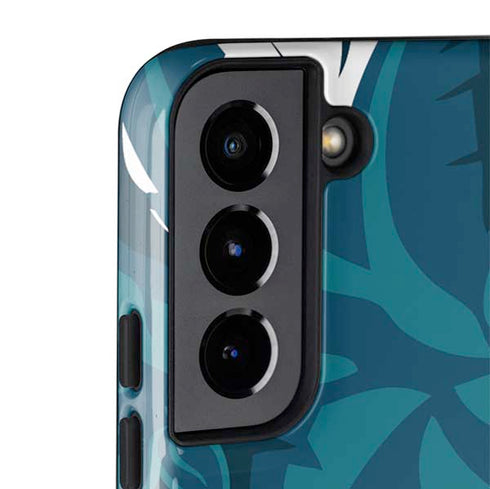 NFL Miami Dolphins Tropical Print Galaxy S22 Pro Case