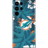 NFL Miami Dolphins Tropical Print Galaxy S22 Ultra Skin