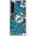 NFL Miami Dolphins Tropical Print Galaxy S23 Clear Case