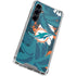 NFL Miami Dolphins Tropical Print Galaxy S23 FE Clear Case