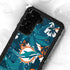 NFL Miami Dolphins Tropical Print Galaxy S23 Plus Waterproof Case