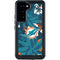 NFL Miami Dolphins Tropical Print Galaxy S23 Waterproof Case