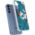 NFL Miami Dolphins Tropical Print Galaxy S24 Clear Case