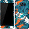 NFL Miami Dolphins Tropical Print Galaxy S7 Skin