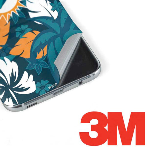 NFL Miami Dolphins Tropical Print Galaxy S8 Skin