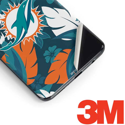 NFL Miami Dolphins Tropical Print Galaxy S9 Plus Skin
