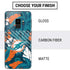 NFL Miami Dolphins Tropical Print Galaxy S9 Skin