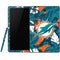 NFL Miami Dolphins Tropical Print Samsung Galaxy Tab Skin