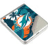 NFL Miami Dolphins Tropical Print Galaxy Z Flip3 5G Skin