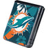 NFL Miami Dolphins Tropical Print Galaxy Z Flip5 5G Skin