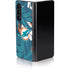 NFL Miami Dolphins Tropical Print Galaxy Z Fold5 5G Skin