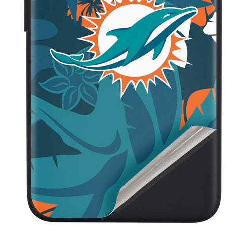 NFL Miami Dolphins Tropical Print Google Pixel 4a Skin