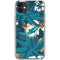 NFL Miami Dolphins Tropical Print iPhone 11 Clear Case