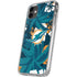 NFL Miami Dolphins Tropical Print iPhone 11 Clear Case