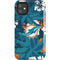 NFL Miami Dolphins Tropical Print iPhone 11 Impact Case