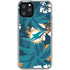NFL Miami Dolphins Tropical Print iPhone 11 Pro Clear Case