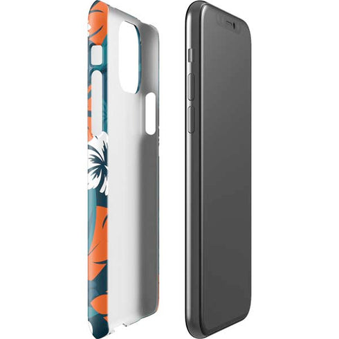 NFL Miami Dolphins Tropical Print iPhone 11 Pro Lite Case