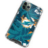 NFL Miami Dolphins Tropical Print iPhone 11 Pro Max Clear Case