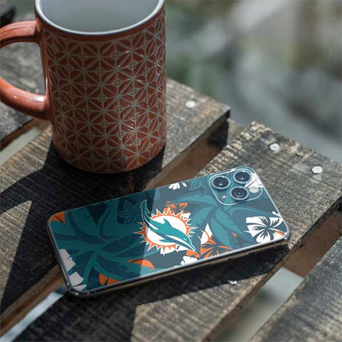 NFL Miami Dolphins Tropical Print iPhone 11 Pro Skin