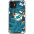NFL Miami Dolphins Tropical Print iPhone 12 Mini Clear Case