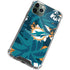 NFL Miami Dolphins Tropical Print iPhone 12 Pro Clear Case