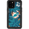 NFL Miami Dolphins Tropical Print iPhone 12 Pro Max Waterproof Case