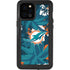 NFL Miami Dolphins Tropical Print iPhone 12 Pro Max Waterproof Case