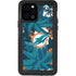 NFL Miami Dolphins Tropical Print iPhone 12 Pro Waterproof Case