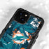 NFL Miami Dolphins Tropical Print iPhone 13 Mini Waterproof Case