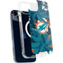 NFL Miami Dolphins Tropical Print iPhone 15 Plus MagSafe Case