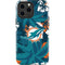 NFL Miami Dolphins Tropical Print iPhone 15 Pro Max Impact Case