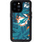 NFL Miami Dolphins Tropical Print iPhone 14 Pro Max Waterproof Case