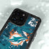 NFL Miami Dolphins Tropical Print iPhone 14 Pro Max Waterproof Case