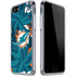 NFL Miami Dolphins Tropical Print iPhone SE (2nd & 3rd Gen) Clear Case