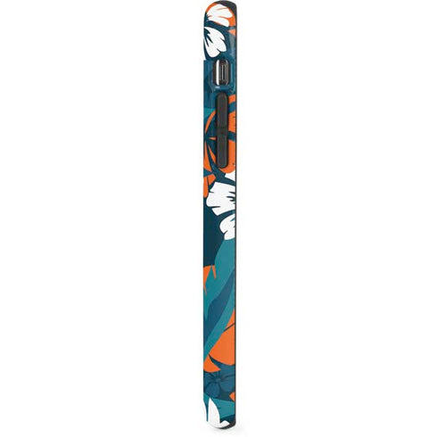 NFL Miami Dolphins Tropical Print iPhone X Pro Case