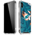 NFL Miami Dolphins Tropical Print iPhone XS Max Clear Case