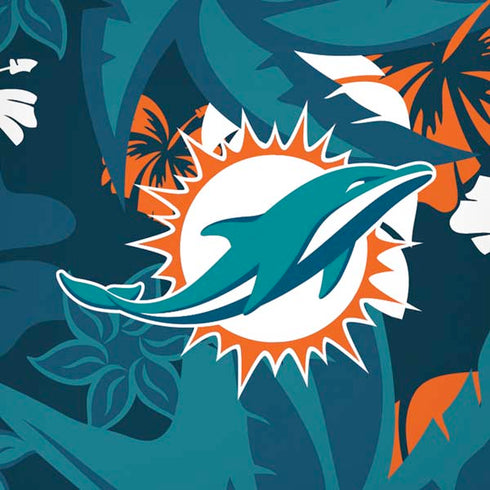 NFL Miami Dolphins Tropical Print iPhone XS Max Skin