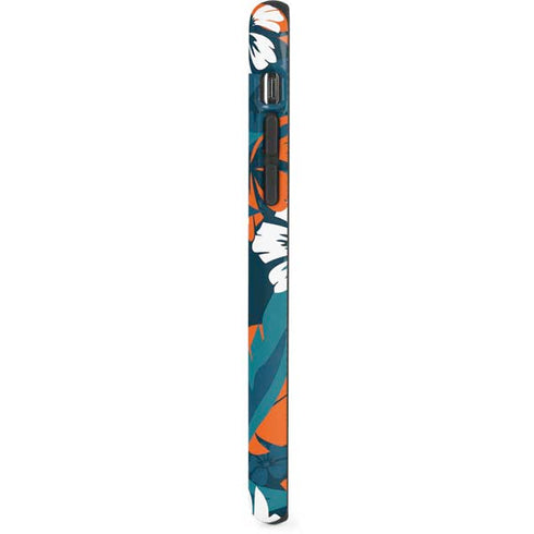 NFL Miami Dolphins Tropical Print iPhone XS Pro Case