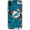 NFL Miami Dolphins Tropical Print iPhone XS Skin