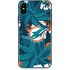 NFL Miami Dolphins Tropical Print iPhone XS Skin