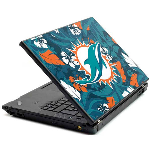 NFL Miami Dolphins Tropical Print Lenovo T420 Skin