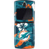 NFL Miami Dolphins Tropical Print Motorola RAZR Skin