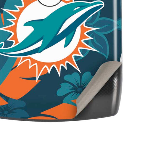 NFL Miami Dolphins Tropical Print Motorola RAZR Skin