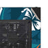 NFL Miami Dolphins Tropical Print NZXT H510 Compact ATX Mid-Tower Case Skin
