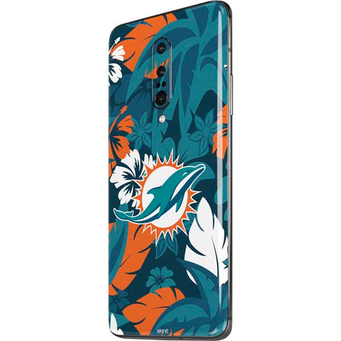 NFL Miami Dolphins Tropical Print OnePlus 7 Pro Skin