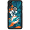 NFL Miami Dolphins Tropical Print Otterbox Commuter iPhone Skin