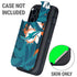 NFL Miami Dolphins Tropical Print Otterbox Defender iPhone Skin
