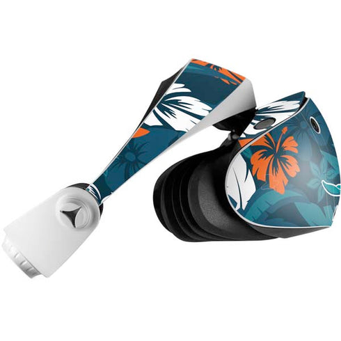 NFL Miami Dolphins Tropical Print PlayStation VR2 Skin